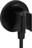 Jungtis potinkiniam dušui Hansgrohe FixFit S 26888670, juodas matinis