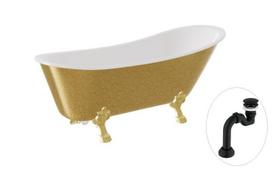 Vonia Besco Olaya Glam 160, Gold+Gold, su sifonu Klik-klak Black