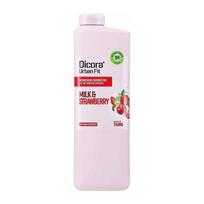 DICORA Dušo gelis Pienas ir braškės 750 ml
