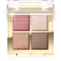 EVELINE Celebrity Skin Baked 4-in-1 daugiafunkcinė kontūravimo paletė 16 g