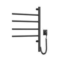 Elektrinis rankšluosčių džiovintuvas Navin Arabesque 480*600 Sensor, juodas, 12-223033-4860, (laidas dešinėje)