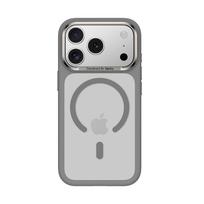 Benks Magnetic Mist Case Metal Frame (A070) skirtas Apple iPhone 17 Pro Max pilkos spalvos (Camera Control Button)