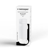 Wessper B2 Actitex baltas 500 ml stiklinis vandens filtravimo butelis bidonas