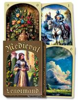 Oracle Kortų Rinkinys - Viduramžių Lenormand 36 Kortų su Gido Knyga 88 x 125 mm