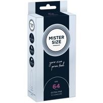 Prezervatyvai Mister Size 64 (10 vnt.)