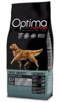 Optima Nova Dog Obesity Chicken & Rice dietinis pašaras šunims, 2 kg