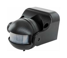 Lauko PIR judesio daviklis 1200W/230V IP44 juodas