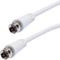 Vivanco cable SAT F 5m, white, KAPVVVVVSAT50MMW