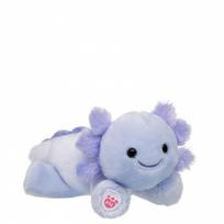 BUILD-A-BEAR MINI BEANS Pliušinis violetinis aksolotlis, 18 cm