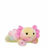 BUILD-A-BEAR MINI BEANS Pliušinis spalvingas aksolotlis