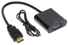KONVERTERIS HDMI/VGA+AU-ECO-3