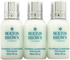 Rinkinys „Trio Molton Brown Kumudu“ plaukų kondicionierius, suteikiantis apimties, 3 vnt., 30 ml
