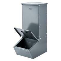 Kiaulių šėrykla Vevor T1090, 49.5x30x75 cm, pilka
