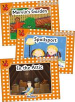 Jolly Phonics Orange Level Readers Set 7, in Precursive Letters (British English edition)
