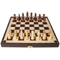 Magnetinis medinis šachmatų rinkinys, sulankstomas