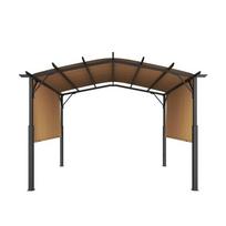 10x10 ft lauko pergola su stogu