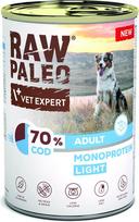 Vetexpert Raw Paleo Cod Light Monoprotein - wet dog food - 400g