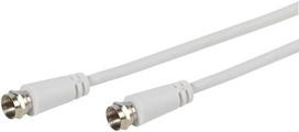 Vivanco cable SAT F 10m, white, KAPVVVVVSAT100MMW