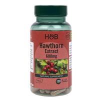 H&B Gudobelių ekstraktas 600 MG, 120 kapsulių