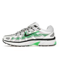 Nike P-6000 Balti Pavasarinės Žalumos Unisex Sportbačiai CD6404-104 EU 40.5