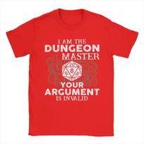 Dungeons and Dragons Dungeon Master marškinėliai vyrams  Juokingi grynos medvilnės marškinėliai su apvalia apykakle ir trumpomis rankovėmis  Dideli dydžiai S