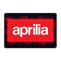Aprilia Metalinis Ženklas Baro Dizainas Juokingas Garažo Dizainas Skardinis Ženklas Plakatas 20x30cm（7.8x11.8inch）