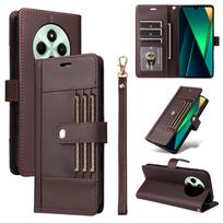 Clamshell Leather Wallet Case For Xiaomi Redmi 14C 4G 5G 13C 12C 11A Flip Cover Cases all-inclusive Business Outside 6 Card slot PU Leather&Redmi 14C 4G kava