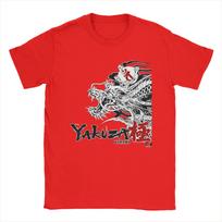 Like a Dragon & Yakuza Kiwami T Shirt for Men Pure Cotton Vintage T-Shirt Japan Game Tee Shirt Short Sleeve Clothing Plus Size S