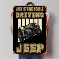Jeep Skardinis Ženklas Automobilių Plakatas Kambario Dekoras Retro Metalinis Ženklas Plokštelė Garažo Sienos Meno Dekoras Namų Dekoracijos Interjeras 7.9x11.8In(20x30cm)