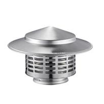 Kvėpuojantis skėčio formos dangtelis, plieninis kamino dangtis, stogas, stogo viršus, cilindrinis PVC vamzdis, dangtis, ventiliacijos dangtelis 20*12*7.6cm