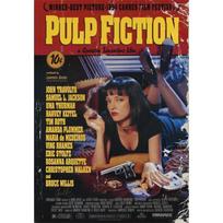 Pulp Fiction 1994 Filmo Metalinė skardinė lentelė, Vintažinis filmo plakatas 30x20cm black