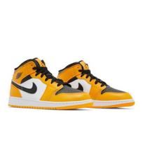 Air Jordan 1 Mid GS Reverse Yellow Toe Mid-top Retro Sneakers 554725-701 EU 37.5 oranžinė