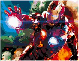 Tapyba pagal skaičius Marvel Geležinis žmogus 40x50 cm