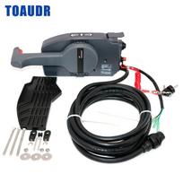 703-48230-14 Nuotolinio valdymo dėžutės mazgas, 7 kontaktų, traukiamas atidaryti, Yamaha sankabos varikliui