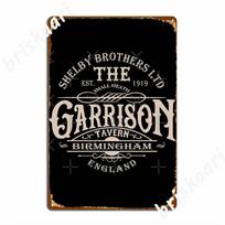 Beer The Garrison Peaky Blinders Metal Signs Classic Cinema Garage Plates Club Bar Tin sign Posters 20x30cm
