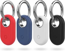 „SmartTag2“ dėklai, 4 vnt., silikoniniai su raktų pakabučiu, juodi
