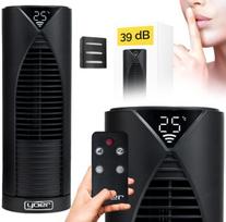 Bokštinis ventiliatorius Yoer Turo Pro TF05BK, 20 W, su nuotoliniu valdymu, aromaterapija, LED ekranu, juodas