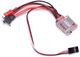 1 gabalas RC 20A elektroninis greičio reguliatorius ESC šepetiniams varikliams RC automobiliams, valtims, sunkvežimiams