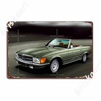 Mb R107 380sl Iliustracijos Metalinės plokštės Sienų dekoras pub Garažas pub Juokingas skardinis ženklas Plakatai 20x30cm