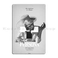 Persona Ingmar Bergman Aistra Režisierius Kino Priklausomybė Personapop Metalinė Plokštelė Kurti Klasiką Dizainas Kurti Skardinį Ženklą Plakatą 20x30cm