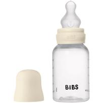 BIBS Anti-Colic Baby Bottle Silicone buteliukas nuo pilvo dieglių su silikoniniu čiulptuku Ivory 1 vnt.