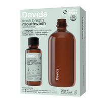 Davids Hydroxi™ burnos skalavimo skystis mėtų skonio, RINKINYS 1+1, 473 ml.