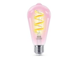 Išmanioji LED Lemputė PHILIPS SmartWiFi Filament ST64 RGB E27 6.3W
