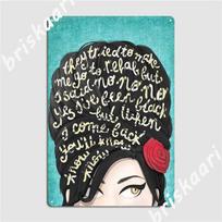 Rehab Amy Winehouse Muzikos Atvirukas Plakatas Metalinė Plokštelė Kino Virtuvės Sieninė Plokštelė Kino Retro Skardinis Ženklas Plakatas 20x30cm