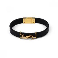Saint Laurent 708815 0ih0j 1000 Cassandra Monogram Opium Auksinis Odinis Apyrankė 708815 0IH0J 1000 (S)