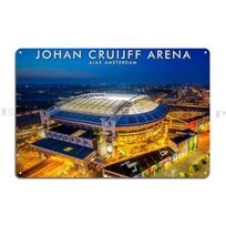 Ajax Amsterdam Arena Metalinė lentelė Garažas Garažo dizainas Juokinga dekoracija Skardinė lentelė Plakatas 20x30cm（7.8x11.8inch）
