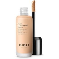 Kiko Milano Full Coverage 2 In 1 Foundation & Concealer makiažo pagrindas ir maskuoklis viename, atspalvis: N10 Neutral, 25 ml