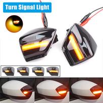 2X Ford S-Max 07-14 Kuga C394 08-12 C-Max 11-19 LED Dinaminis Posūkio Signalo Žibintas Šoninio Veidrodėlio Sekvencinis Posūkių Rodiklis black