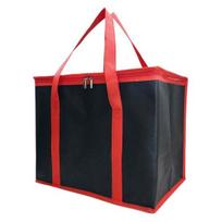 Insulated Thermal Tote Bag 35L Large Capacity Cooler Tote Zipper Opening Wide Strap Food Storage Bag for Beach Fishing Hiking 1pc