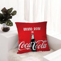 C-Coca-C-Cola Personalized Pillow Dust Cover Bedroom Kids Party Decoration Pillowcase Birthday Children Gift 12x12Inch